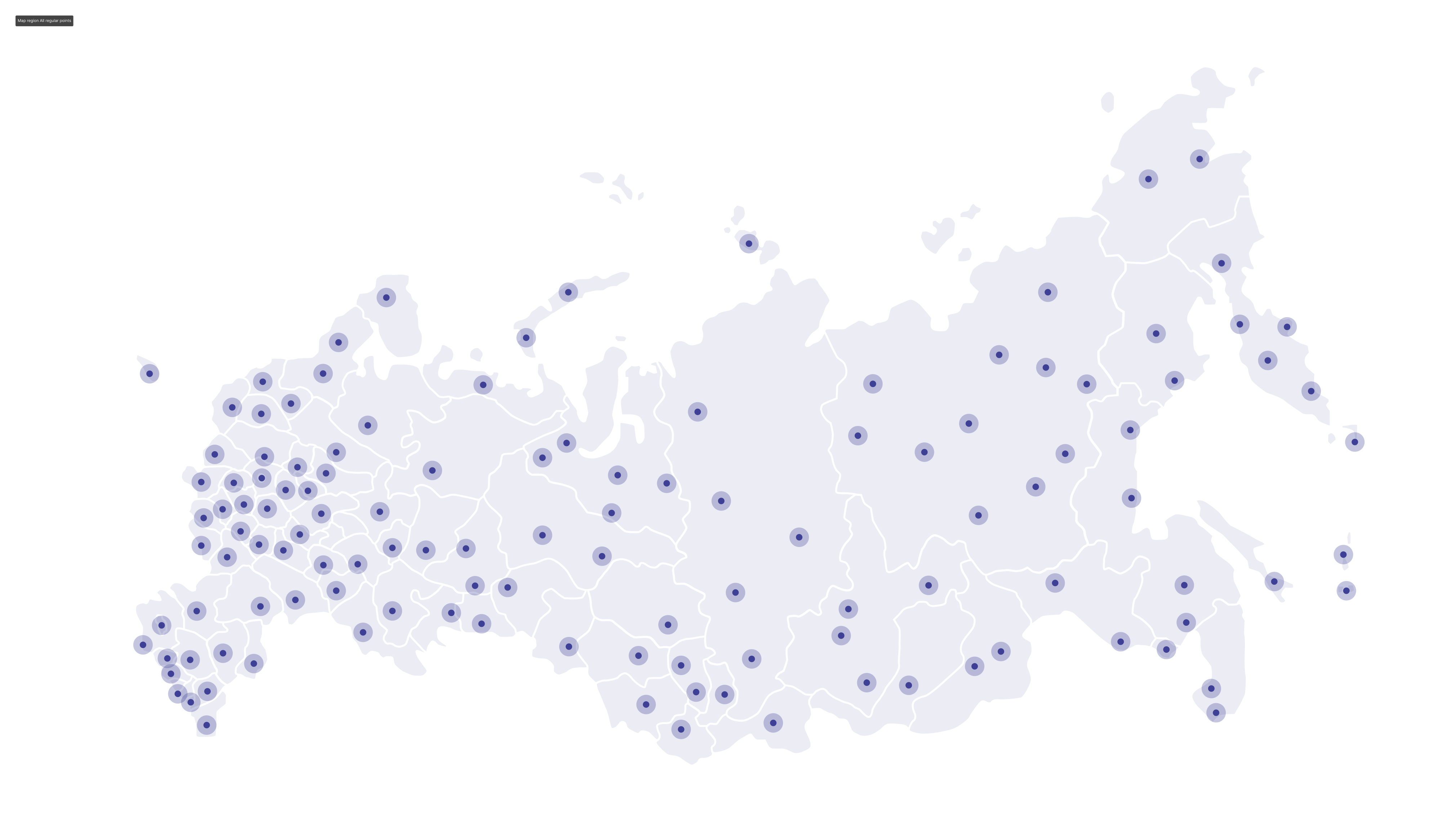 Карта доставки по регионам России