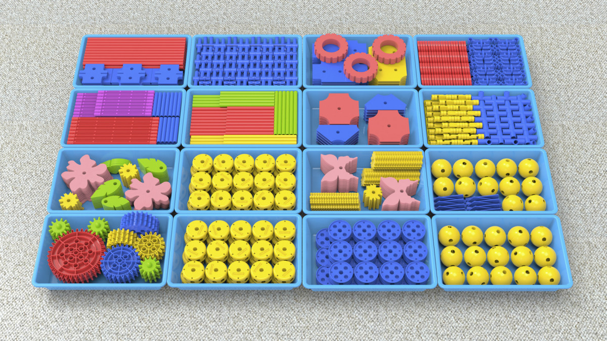 Thinkertoy набор для группы 5-6 лет