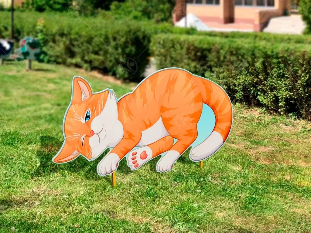 Уличная фигура "Рыжий кот"