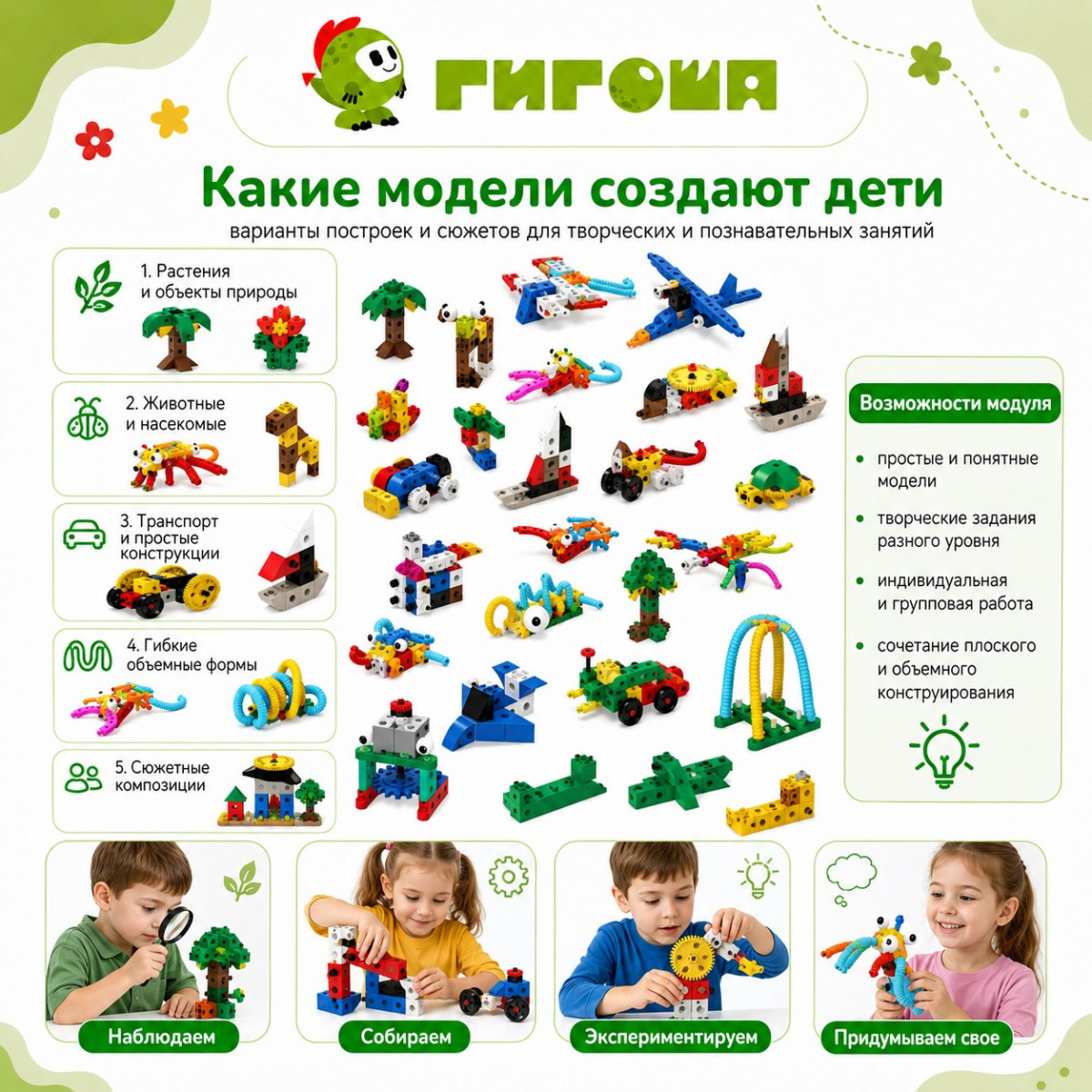 Образовательный модуль "Конструирование с Гигошей