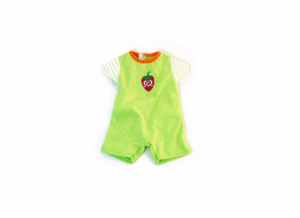 MIN 31553 Комбинезон летний  для куклы- мальчика 38-40 см салатовый