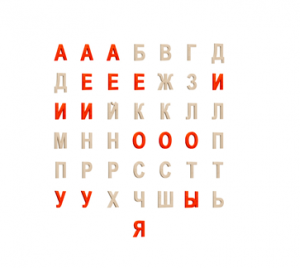 Игрушка БАБАШКИ Буквы 43 детали, набор "Расширение"