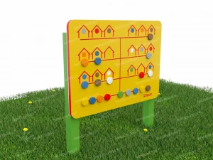 Игровой развивающий модуль «Цветные домики»