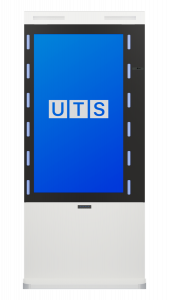 Информационный терминал UTS Invite Celebrity 55 с камерой Logitech Brio и двусторонней подсветкой
