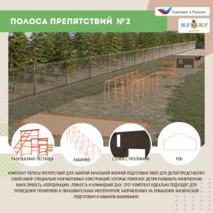 Полоса препятствий №2 по НВП