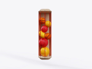 Настенная корзина для хранения мячей