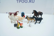 MIN 27420 Домашние животные (набор фигурок 11шт.)