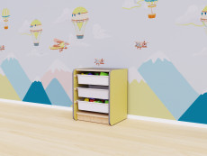 Одинарный модуль для хранения игрушек из коллекции «НЕГА»