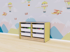 Двойной модуль для хранения игрушек из коллекции «НЕГА»