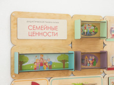 Дидактическая настенная панель «Семейные ценности АЛМА»