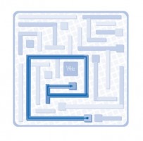 Развивающая игра "Цветные лабиринты"
