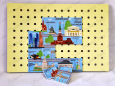 Настенная игра «Пазл достопримечательности Москвы»