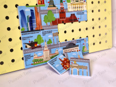 Настенная игра «Пазл достопримечательности Москвы»