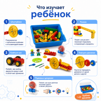 Конструктор Лёва. Первые механизмы 9656 старт